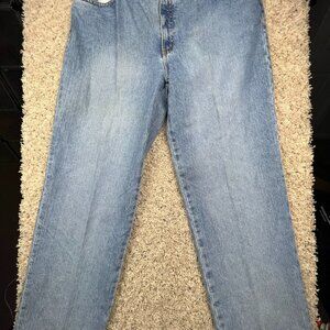 Ralph Lauren Jeans Women 16 Blue Denim Classic Straight Leg Cotton Saturday Jean